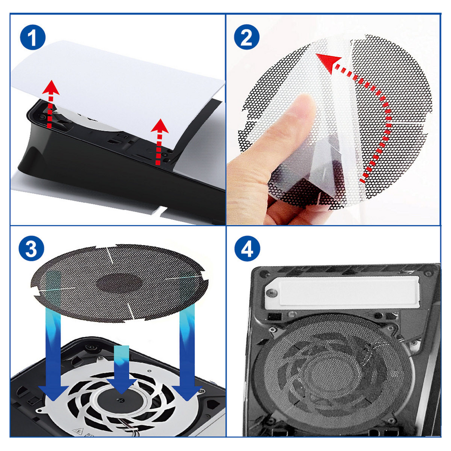 Ipega Fan Dust Filter 2-PCS Pack for PS5 Silm Pro – image 2