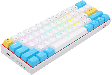 Redragon K530 Pro Draconic 60% Wireless Mechanical Gaming Keyboard White switch - White/Blue   for sale in Egypt from Games2Egypt