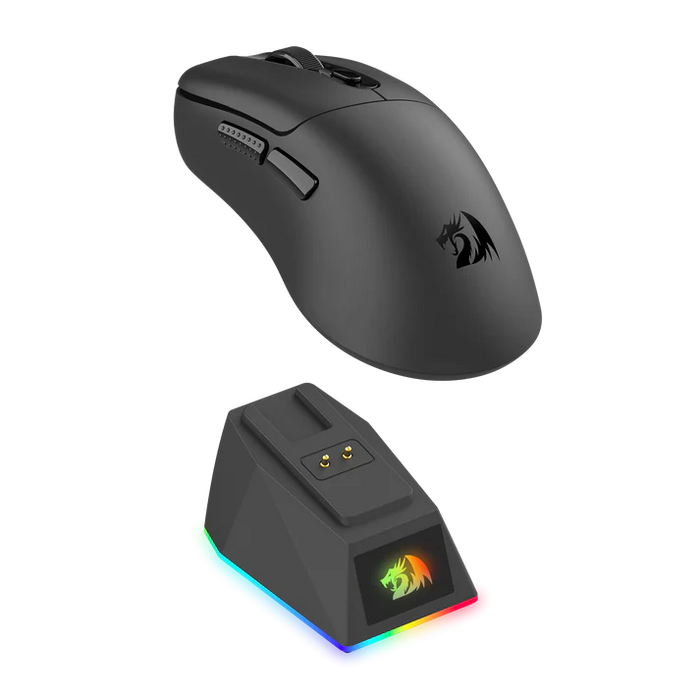 Redragon M998-STD-1K Tri-Mode Mouse with RGB Charging Dock - Black  for sale in Egypt from Games2Egypt