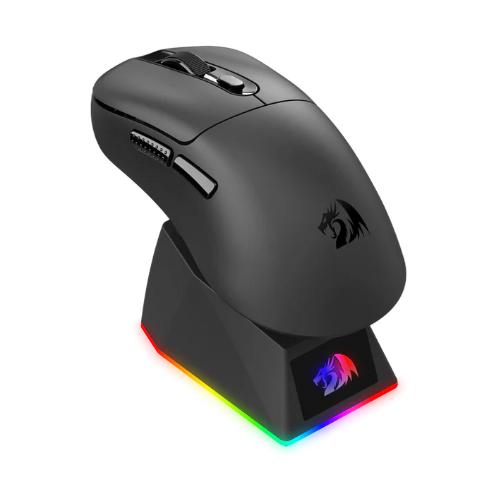 Redragon M998-STD-1K Tri-Mode Mouse with RGB Charging Dock - Black  for sale in Egypt from Games2Egypt
