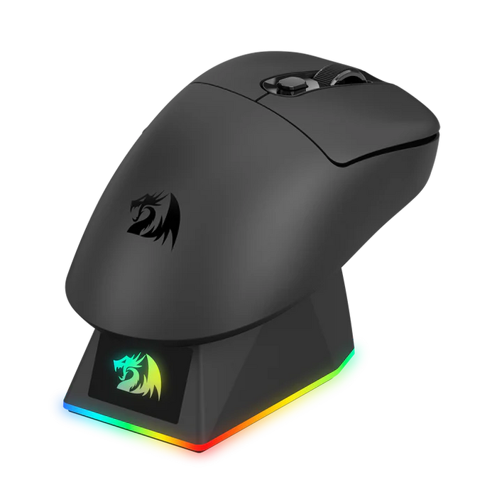 Redragon M998-STD-1K Tri-Mode Mouse with RGB Charging Dock - Black  for sale in Egypt from Games2Egypt