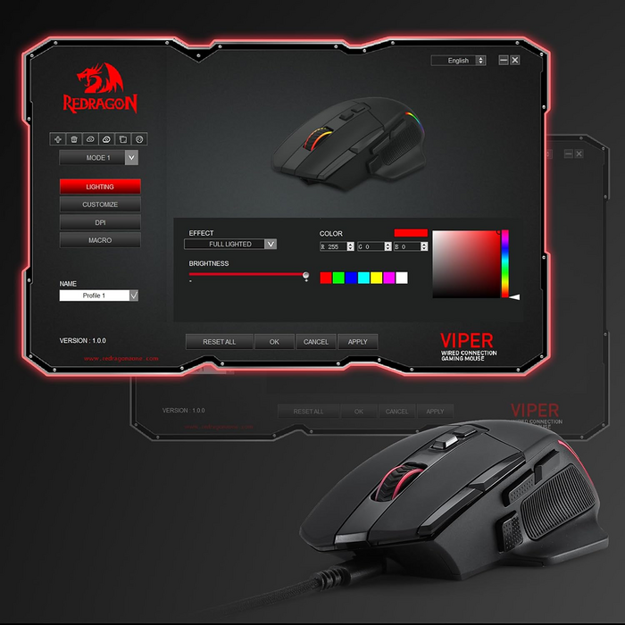 Redragon M925 Wired Gaming Mouse - Black  for sale in Egypt from Games2Egypt