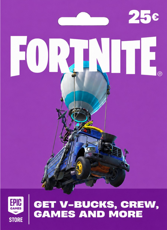 Fortnite / Epic Store Gift Card 25 EUR - Key Europe