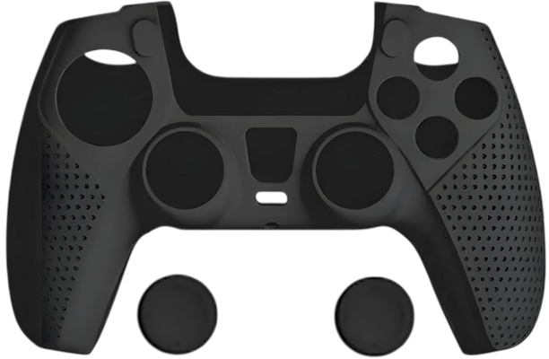 DOBE TP5-0559 PS5 Silicone Protective Kit with Grips - Black