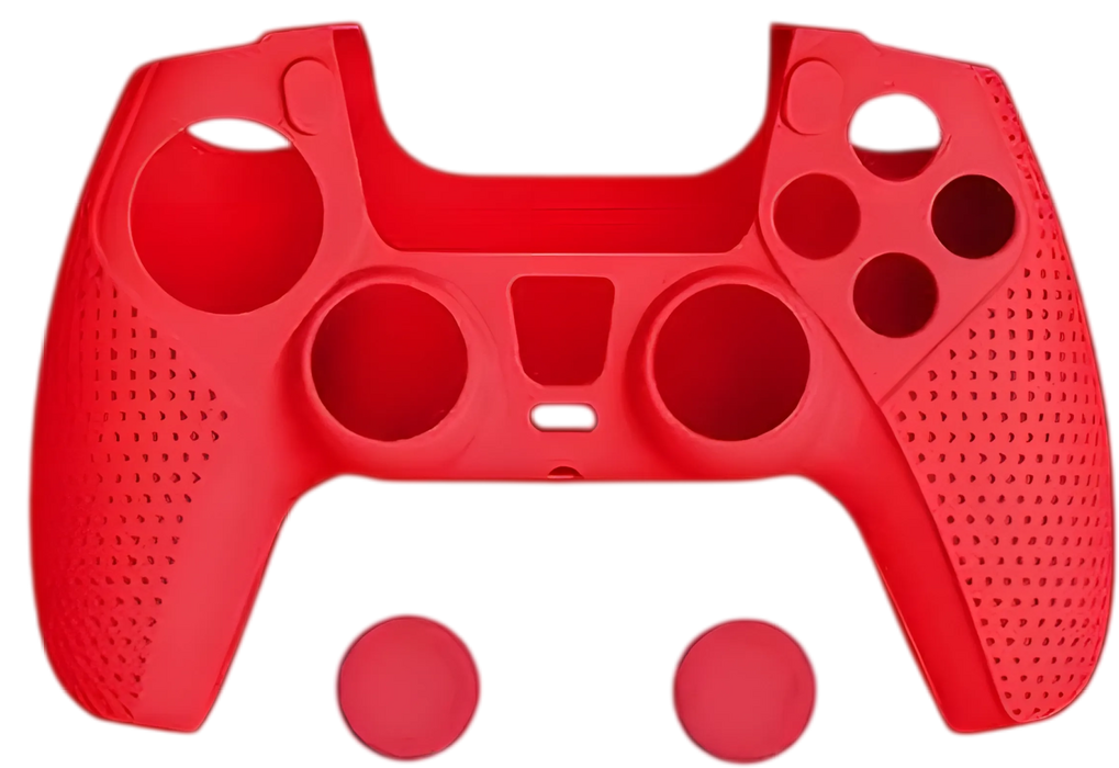 DOBE TP5-0559 PS5 Silicone Protective Kit with Grips - Red  for sale in Egypt from Games2Egypt