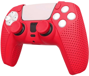 DOBE TP5-0559 PS5 Silicone Protective Kit with Grips - Red  for sale in Egypt from Games2Egypt