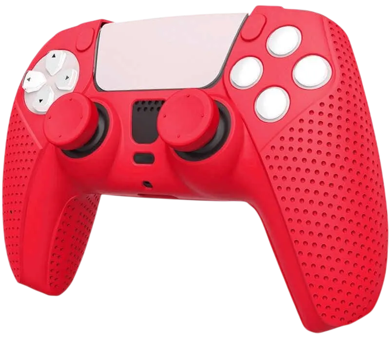 DOBE TP5-0559 PS5 Silicone Protective Kit with Grips - Red  for sale in Egypt from Games2Egypt