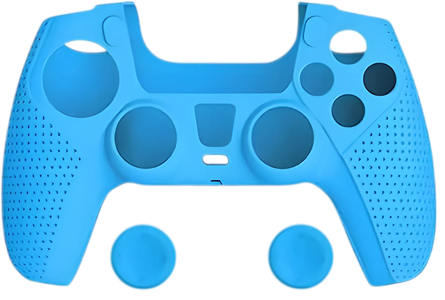 DOBE TP5-0559 PS5 Silicone Protective Kit with Grips - Blue -  for sale in Egypt from Games2Egypt