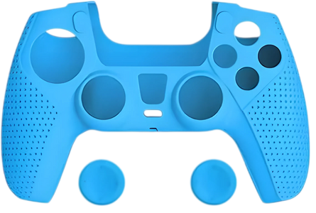 DOBE TP5-0559 PS5 Silicone Protective Kit with Grips - Blue  for sale in Egypt from Games2Egypt