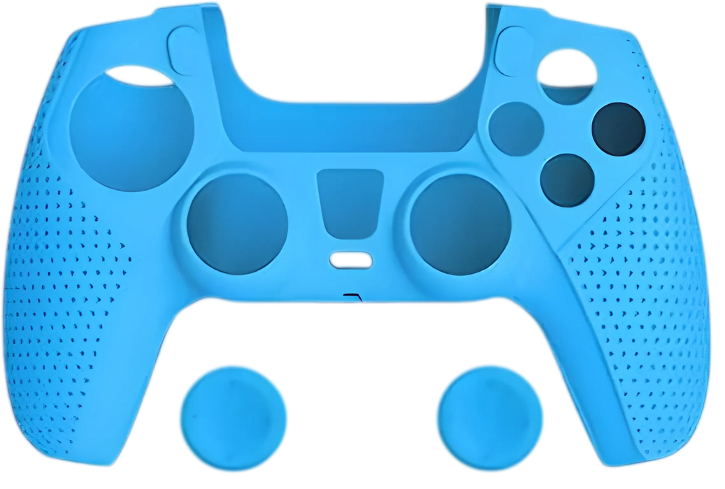 DOBE TP5-0559 PS5 Silicone Protective Kit with Grips - Blue  for sale in Egypt from Games2Egypt