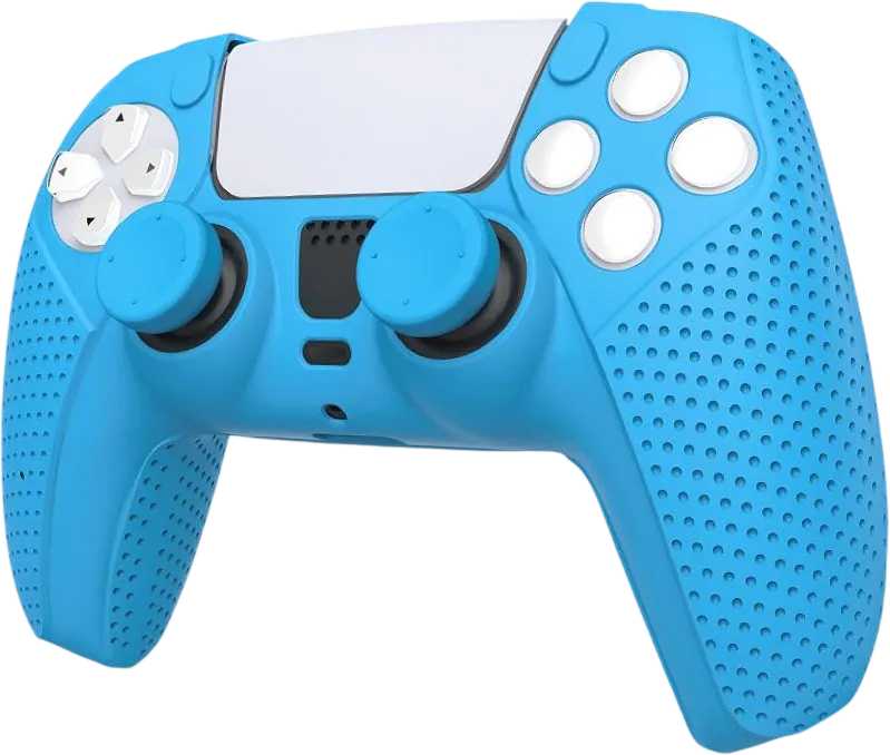 DOBE TP5-0559 PS5 Silicone Protective Kit with Grips - Blue  for sale in Egypt from Games2Egypt