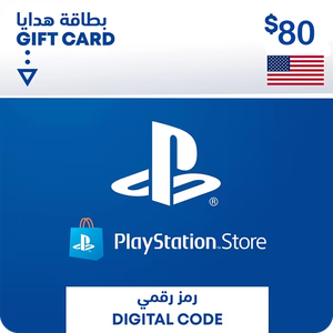 بطاقة شحن بلايستيشن ستور 80$ (امريكي) -  للبيع في مصر من خلال Games2Egypt