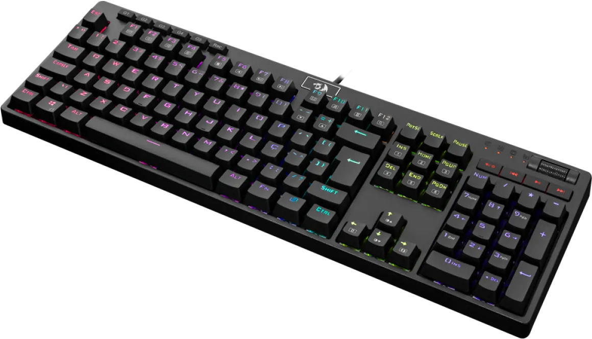  Redragon K579 Wired Mechanical RGB Gaming Keyboard - Black  for sale in Egypt from Games2Egypt