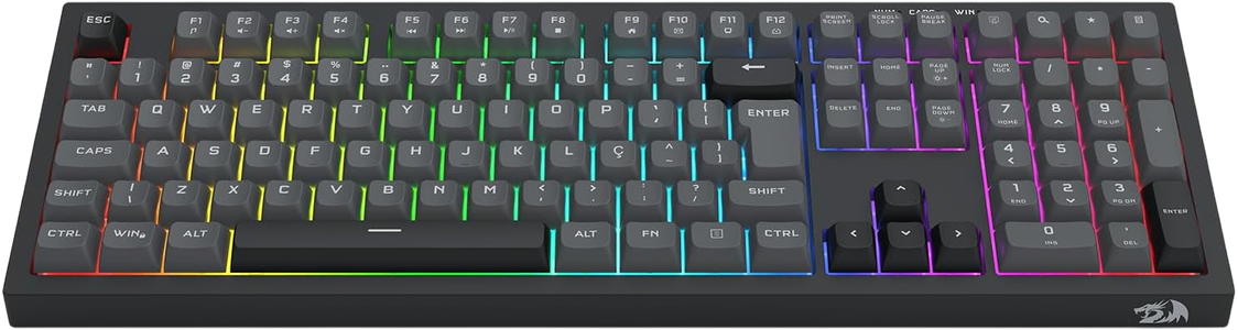 ريدراجون K518 CRUX لوحة مفاتيح ألعاب سلكية RGB - أسود -  للبيع في مصر من خلال Games2Egypt