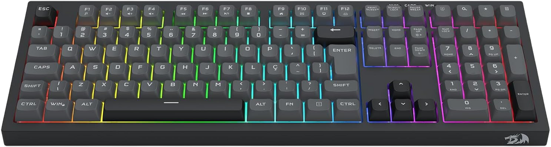  Redragon K518 CRUX RGB Membrane Wired Gaming Keyboard - Black  for sale in Egypt from Games2Egypt