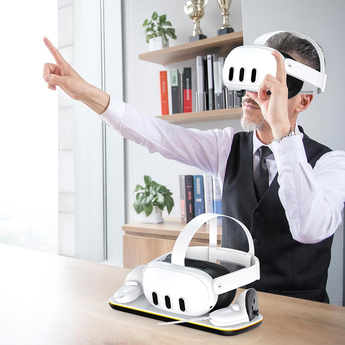 DOBE Charging Dock Station for Oculus Meta Quest 3 - Open Sealed  for sale in Egypt from Games2Egypt