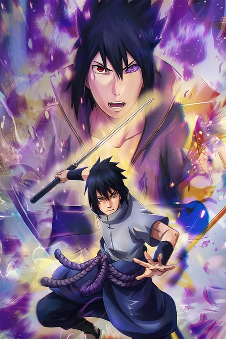 Naruto - 3 in 1 Naruto Itachi Sasuke – 3D Poster  for sale in Egypt from Games2Egypt
