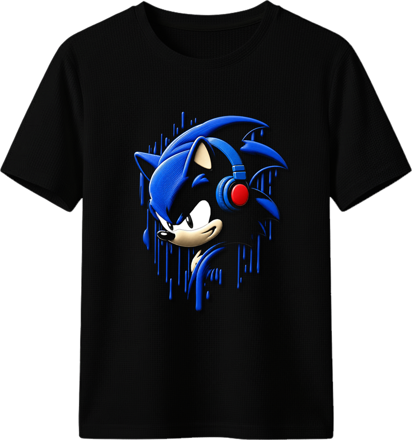 Blue Rush – Sonic Kids T-Shirt – image 2