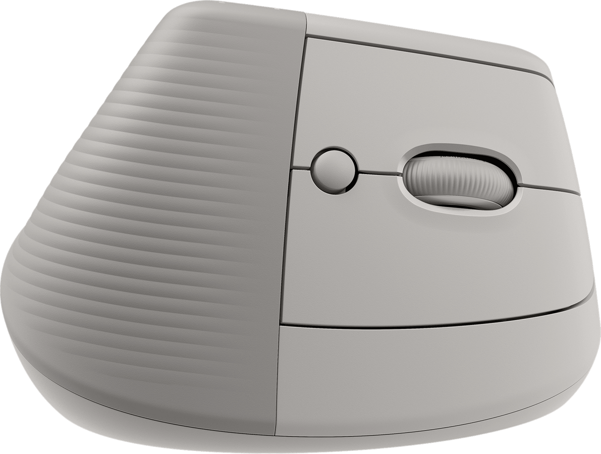Logitech Lift Vertical Ergonomic Wireless Mouse - Sand – image 3