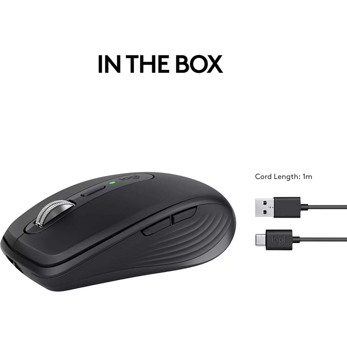 Logitech MX Anywhere 3S Compact Wireless Mouse - Graphite  for sale in Egypt from Games2Egypt