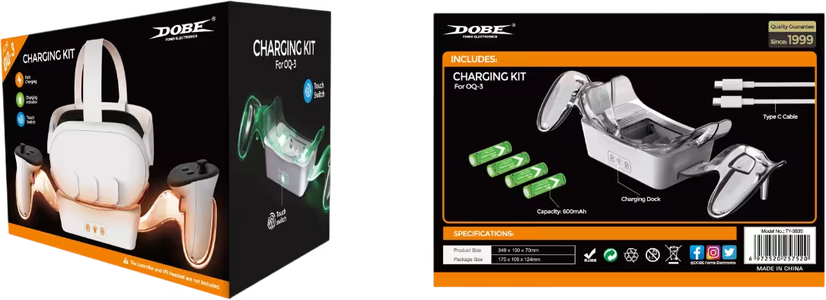DOBE TY-3835 VR Charger stand For Oculus Quest 3 - Open Sealed  for sale in Egypt from Games2Egypt