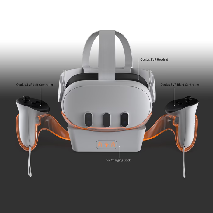 DOBE TY-3835 VR Charger stand For Oculus Quest 3 - Open Sealed  for sale in Egypt from Games2Egypt