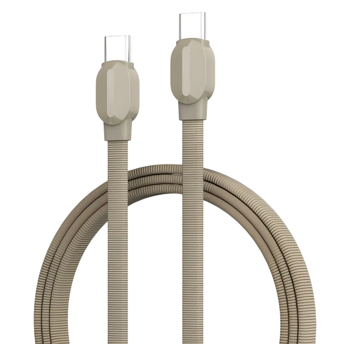 LDNIO LC212C Type-C to Type-C 65W Fast Charging Cable 2M - Gold  for sale in Egypt from Games2Egypt