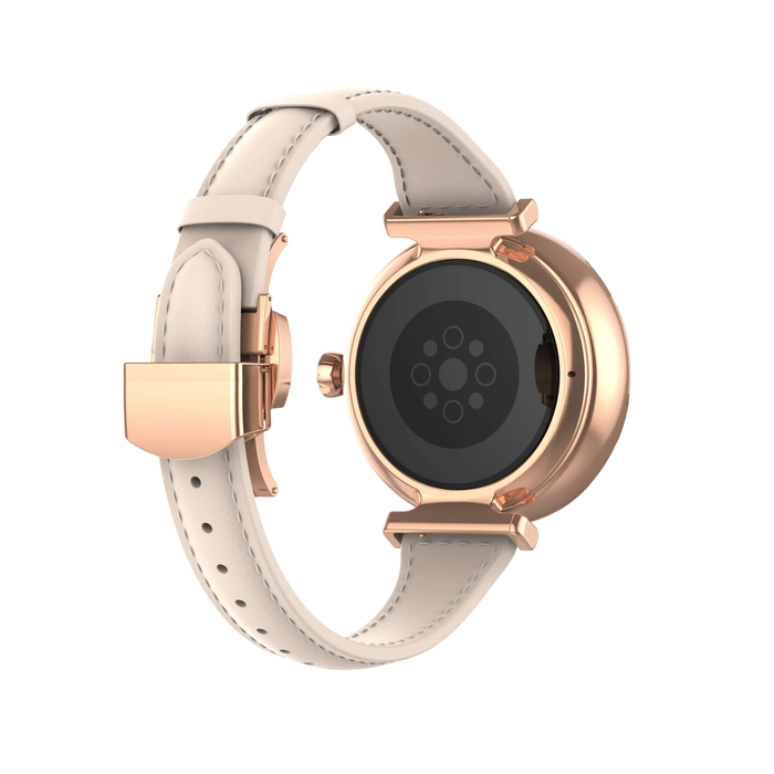 LDNIO Sw02 Compact and Round Smartwatch - Gold  for sale in Egypt from Games2Egypt