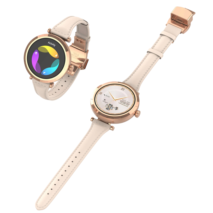 LDNIO Sw02 Compact and Round Smartwatch - Gold  for sale in Egypt from Games2Egypt