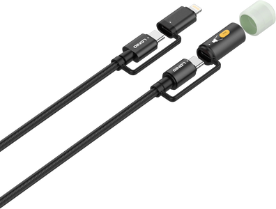 LDNIO LC19 3-in-1 65W Fast Charging Cable with LED Light 1.2M  for sale in Egypt from Games2Egypt