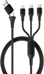 LDNIO LC97uc 100W 2 In 3 Fast Charging Data Cable 1.2m -  for sale in Egypt from Games2Egypt