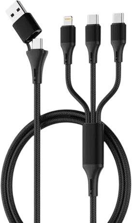 LDNIO LC97uc 100W 2 In 3 Fast Charging Data Cable 1.2m  for sale in Egypt from Games2Egypt