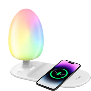 LDNIO Y3 LED Desk Lamp with 15W Fast Wireless Charging - White  for sale in Egypt from Games2Egypt