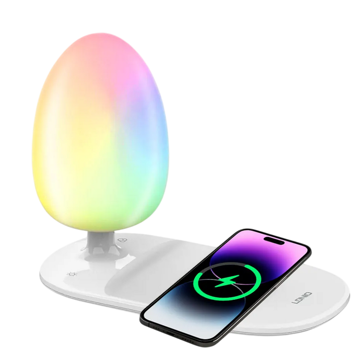 LDNIO Y3 LED Desk Lamp with 15W Fast Wireless Charging - White  for sale in Egypt from Games2Egypt