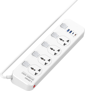 لدنيو مشترك كهرباء SC4408C بـ 4 مخارج كهرباء و2 USB و2 USB-C