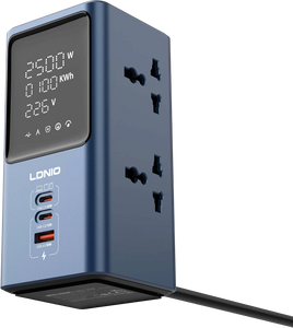LDNIO SC2 45W Universal Power Strip With LED Display  for sale in Egypt from Games2Egypt
