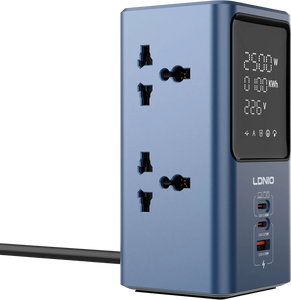 LDNIO SC2 45W Universal Power Strip With LED Display  for sale in Egypt from Games2Egypt