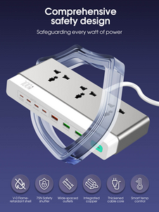 LDNIO SC3 GaN 100W PD Desktop Power Strip - 2M  for sale in Egypt from Games2Egypt