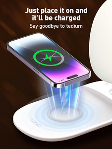 LDNIO Y3 LED Desk Lamp with 15W Fast Wireless Charging - White  for sale in Egypt from Games2Egypt