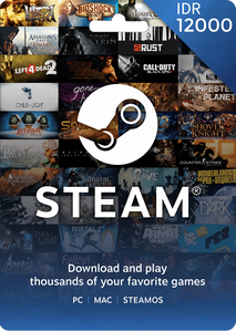 Steam Wallet Gift Card Indonesia 12000 IDR -  for sale in Egypt from Games2Egypt