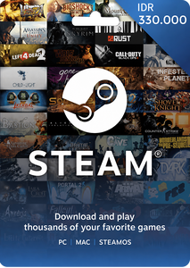 Steam Wallet Gift Card Indonesia 330000 IDR -  for sale in Egypt from Games2Egypt