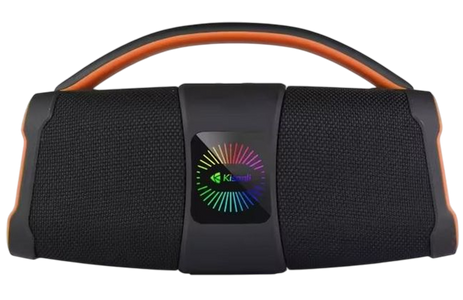 Kisonli K5 Stereo Deep Bass Bluetooth RGB Speaker - Black / Orange  - Open Sealed  for sale in Egypt from Games2Egypt