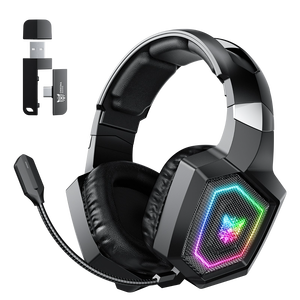 ONIKUMA GT806 RGB Tri-Mode Wireless Gaming Headset - Black - Open Sealed -  for sale in Egypt from Games2Egypt