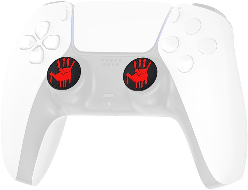 Deadskull Bloody Hand Thumb Grips - Black - 4-PCS  for sale in Egypt from Games2Egypt