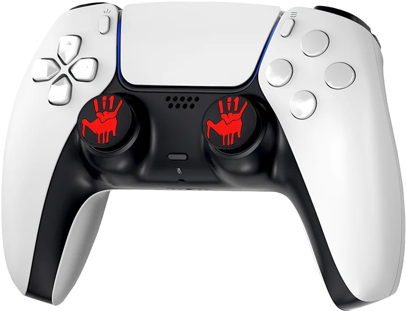Deadskull Bloody Hand Thumb Grips - Black - 4-PCS  for sale in Egypt from Games2Egypt