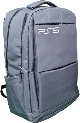 BackPack Bag for PS5 Game Console Storage - Gray