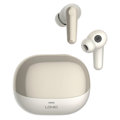 LDNIO T06 ANC Wireless Stereo BT Earbud in-ear Earphone - Beige - Open Sealed