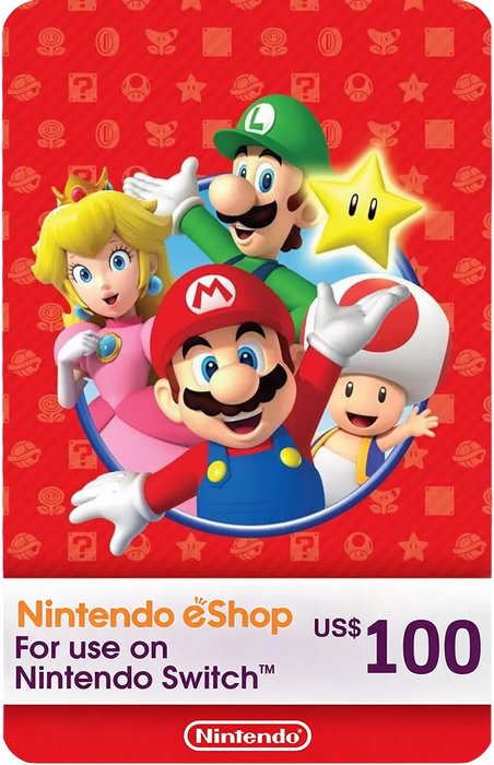 Nintendo eShop $100 USA  for sale in Egypt from Games2Egypt