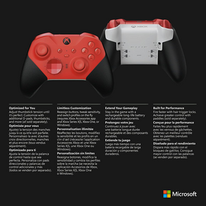 Xbox Elite Wireless Controller Series 2 Core - Red  for sale in Egypt from Games2Egypt