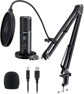 Maono PM422 Podcast USB Microphone Plug & Play - Black -  for sale in Egypt from Games2Egypt